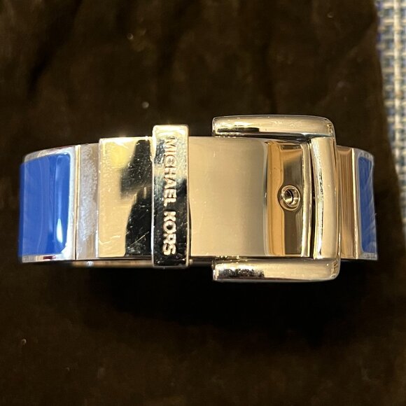 Michael Kors BUCKLE Bangle Bracelet Blue - Picture 8 of 8